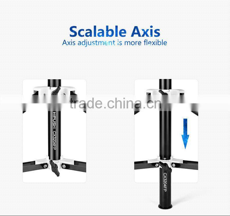 HPUSN four-section heavy duty flash photo stand aluminum studio light stand 3m