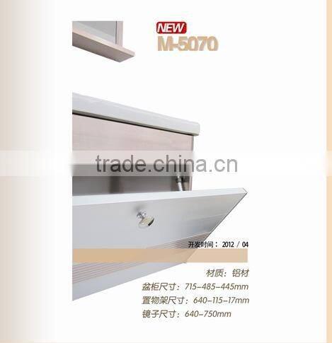 2016 New style Bathroom aluminium cabinet washbasin M-5070