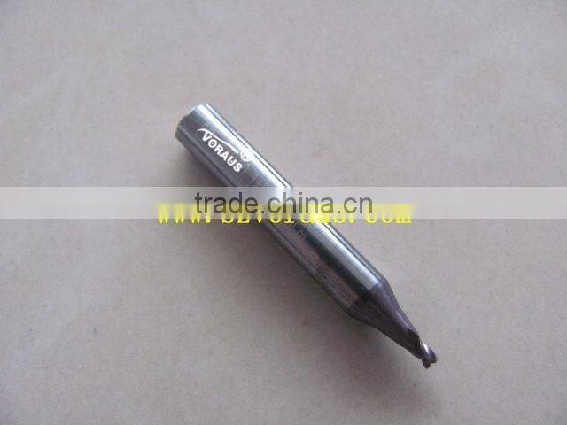 Carbide end milling cutters for vertical machines D-6mm d-1.8mm L-40mm Teeth-3