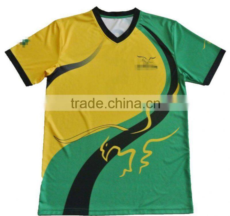 wholesale dry fit polyester soccer jersey custom