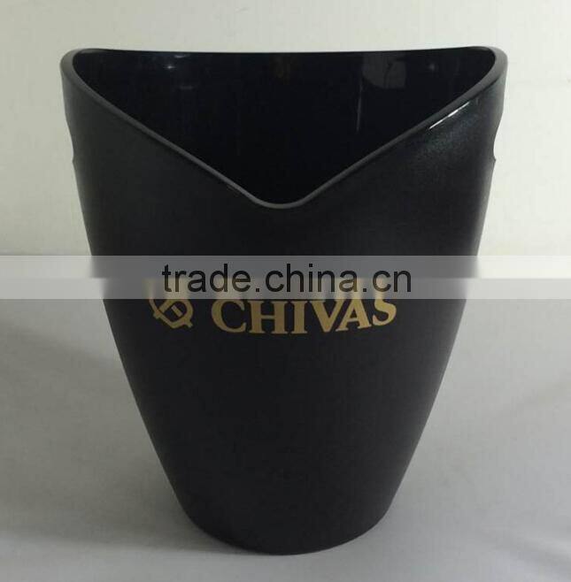 New food grade plastic wine beer bucket with two handles