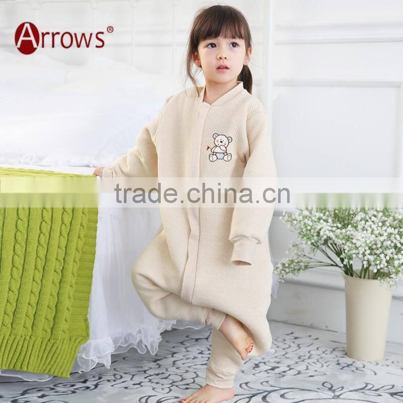 Kids sleeping bag baby romper child footed sleep sack style legs apart for 2016