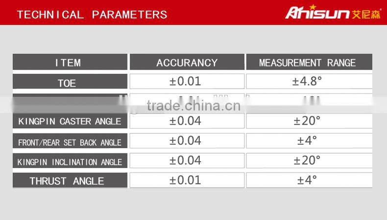 CCD bluetooth price of wheel alignment machine with CE approved