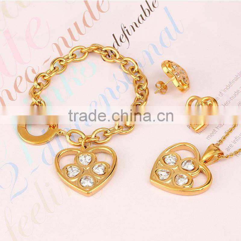 White Zircon Stone Jewerely