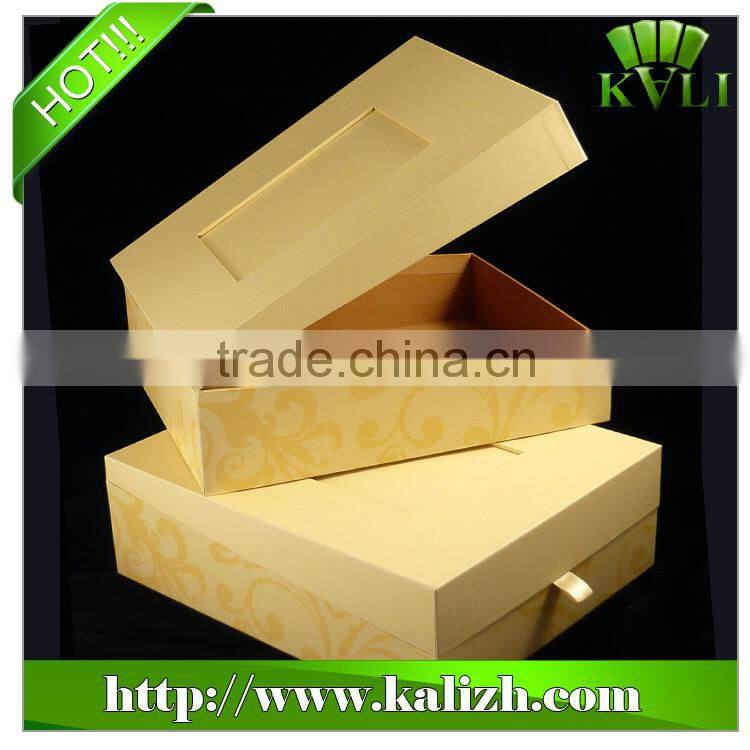 empty tea packaging box made in china