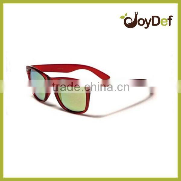 The most popular plastic hot transfer printed retro design style sunglasses with polarized lens