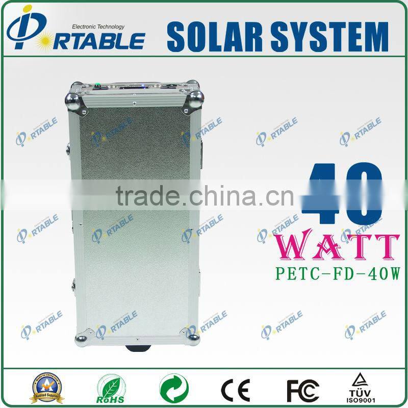 Wholesale alibaba portable 40W home solar systems