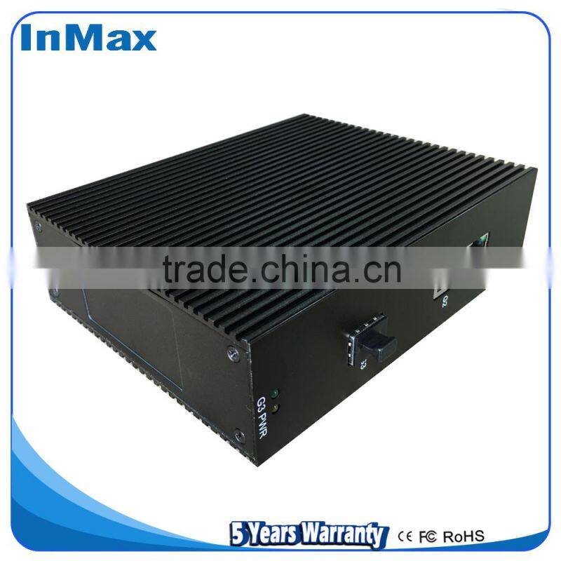 3 ports gigabit 1x1000BaseX SFP and 2x10/100/1000BaseT(X)Ports Din-Rail Gigabit Industrial Network Switch i503A