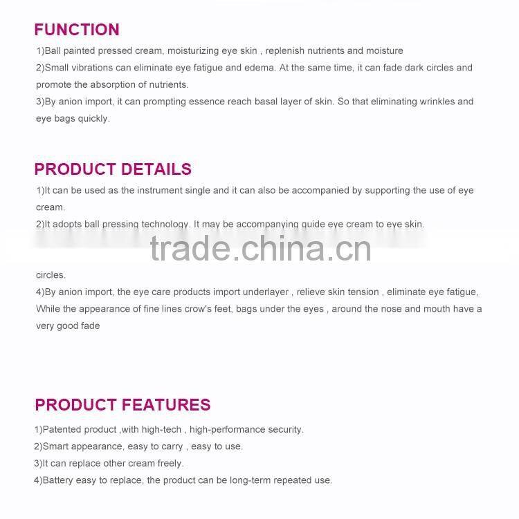 Best quality handheld multi-funcation eye massager with the scaffolds