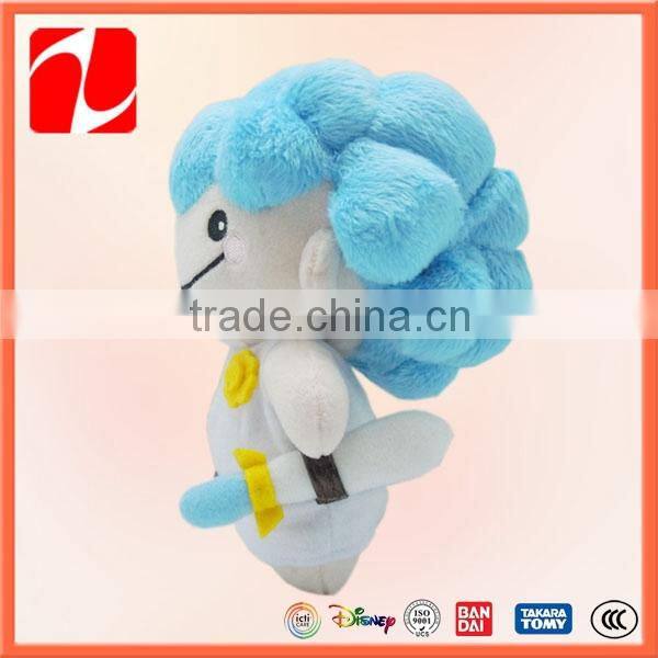 Custom big hair real girl mini doll