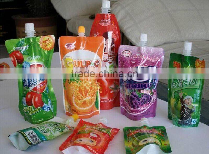2016 new peanut milk spout pouch doypack filling machine