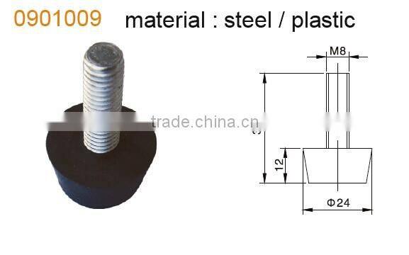 high quality various types black plastic furniture cabinet legs