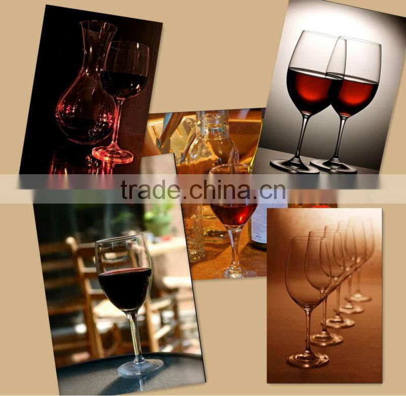 hot selling wholesale red wine high end glass goblet made in zibo,china