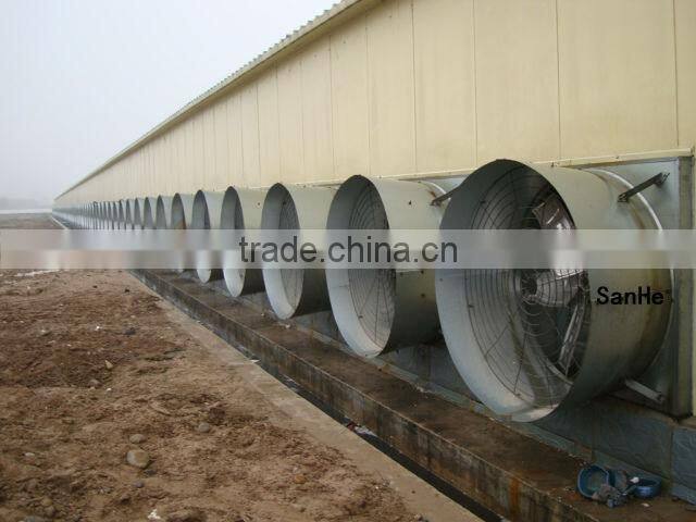Poultry Ventilation Shutter Cone Fans for poultryhouse/chickenhouse/hothouse with CE