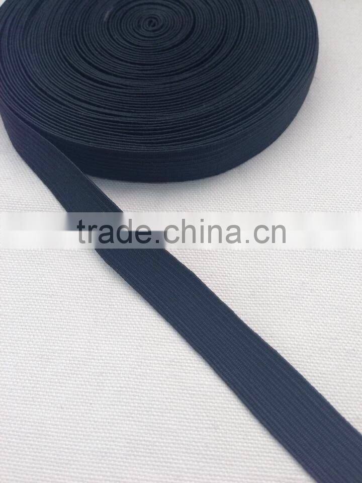10 yards 1/2" black elastic band trim ME08 sewing ribbon embellishment webbing