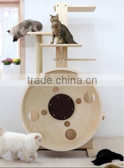 Large luxury easy cleaning cat tree wholesale
