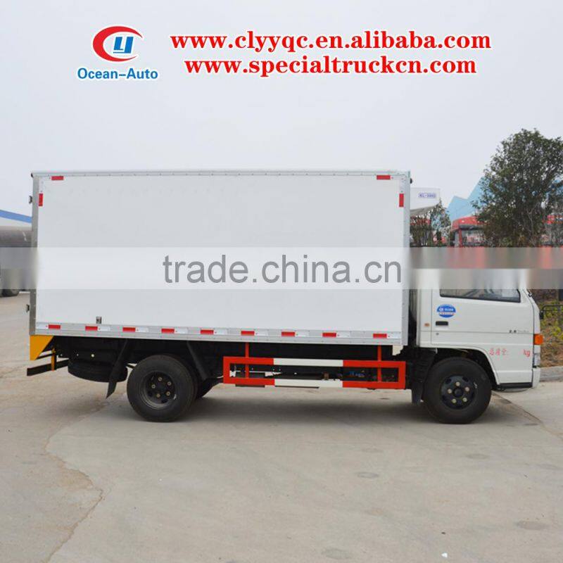 JMC 4X2 3 ton mini refrigerator food van truck for sale