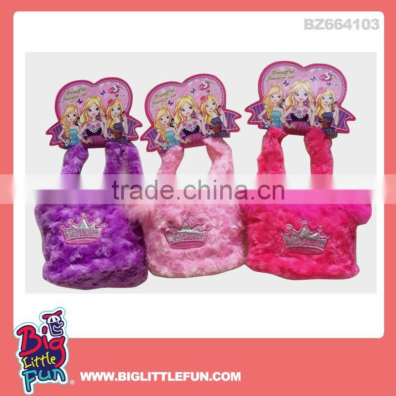 Stuffed princess toys bag,plush toy bag