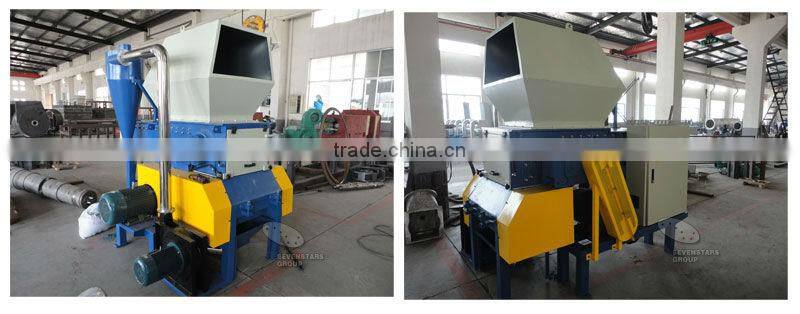 all in one plastic shredder crusher for recyle plastic lump