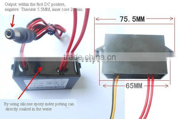 AC-DC 24V turn 12V5A monitor power AC24V turn DC12V3A 4A 5A buck power converter