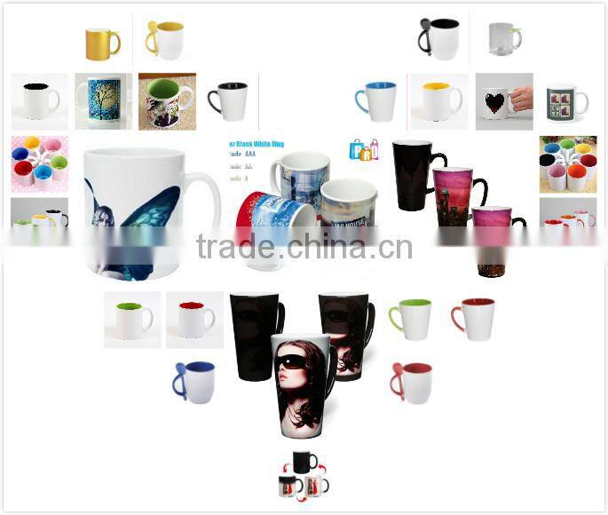11oz White Coated Sublimation Magic Mug Self-made Color Changing Mug