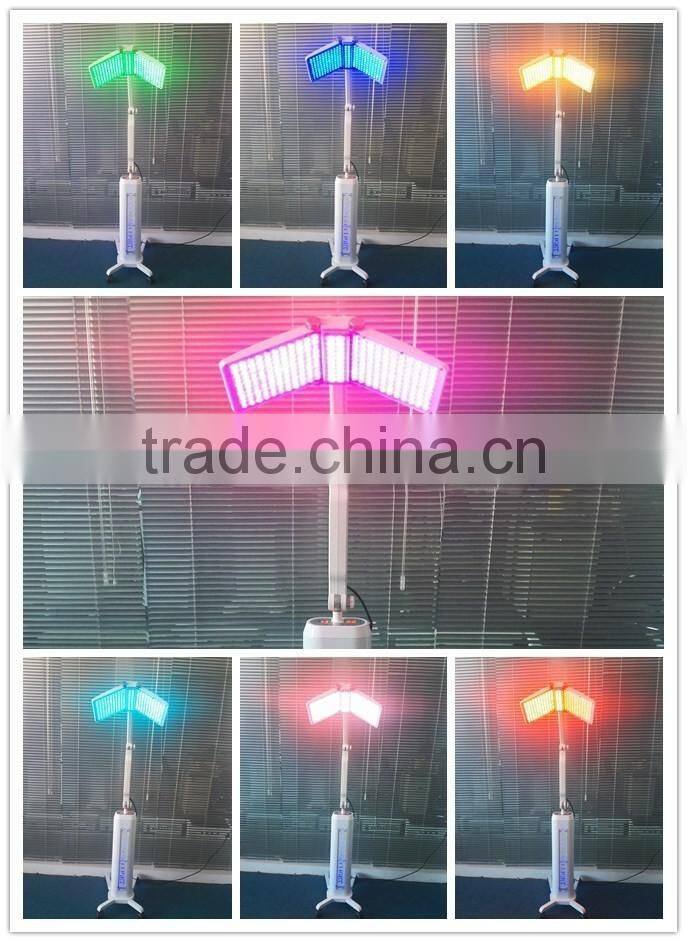 2017 new 7 color PDT skin rejuvenation led light therapy system