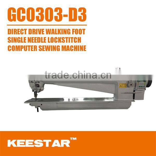 Keestar GC0303-T2D3 flat bed automatic presser lift direct drive sewing machine
