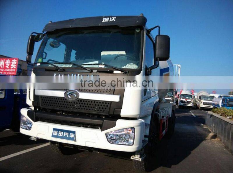 Euro3 12m3 foton 6x4 mixing concrete drum transport truck