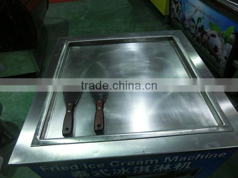 Factory supply fried ice cream machine,pan fried ice cream machine