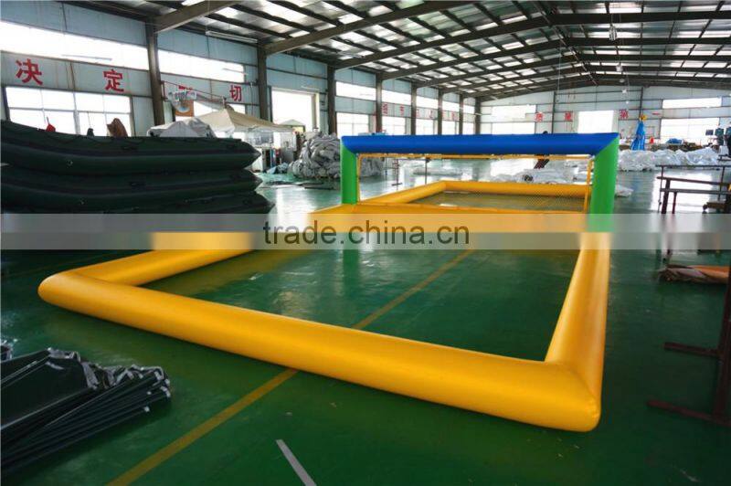 Commercial Grade Outdoor Water Games Inflatable Beach Volleyball Court For Sale