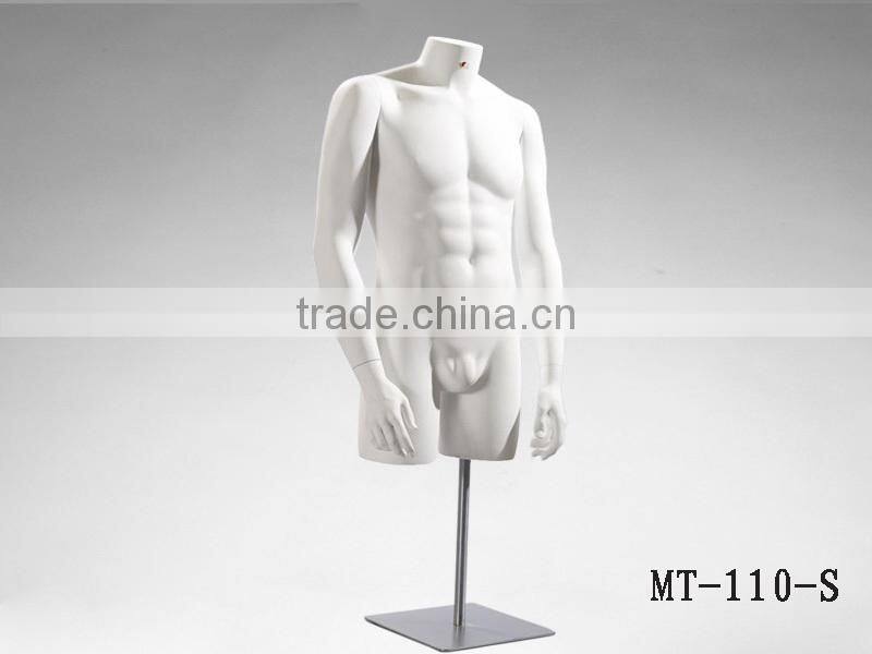 window display headless Male torso mannequin with muscle