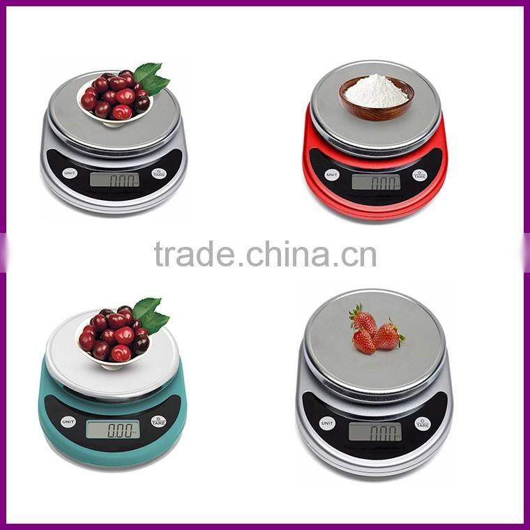 Elegant Stainless Steel Professional Digital Kitchen Food Scale