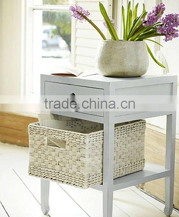 Natural Oval Water hyacinth pot storage baskets