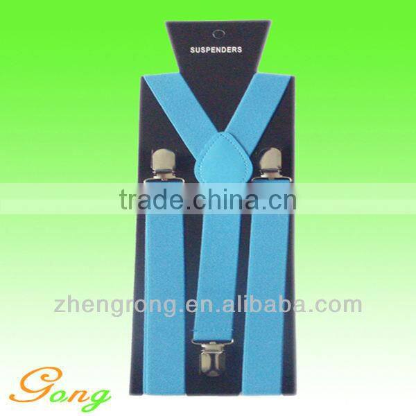 Lady's cheap elastic new fashion design orange suspenders