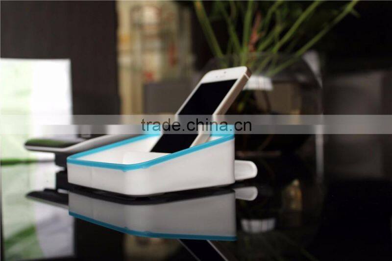 Fashion Creative Desktop Storage Bracket Lazy Office Flat Panel Multifunction Phone Holder Portable Universal Mobile Phone Stand