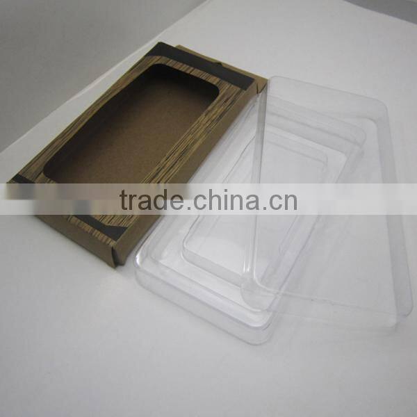 Clear plastic boxes for cell phone, crystal box packaging, high quality packing boxes