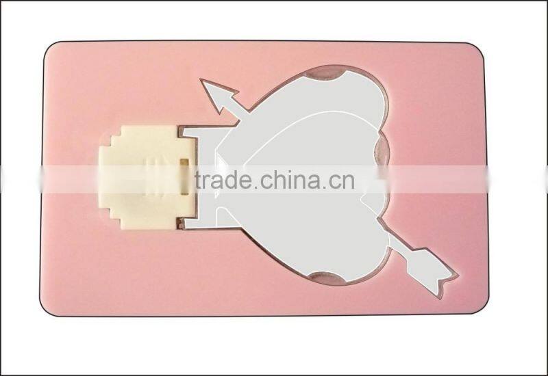 LED pocket card light/mini pocket led card light/led christmas card light