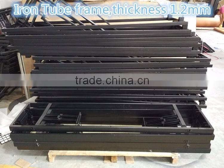 New Style Comercial Banquet Rectangular Training Tables with Folding Legs and metal mask