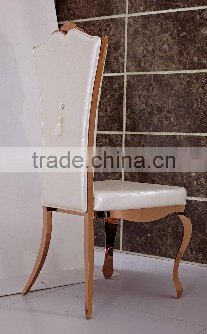 Steel restaurant tables and chairs for event