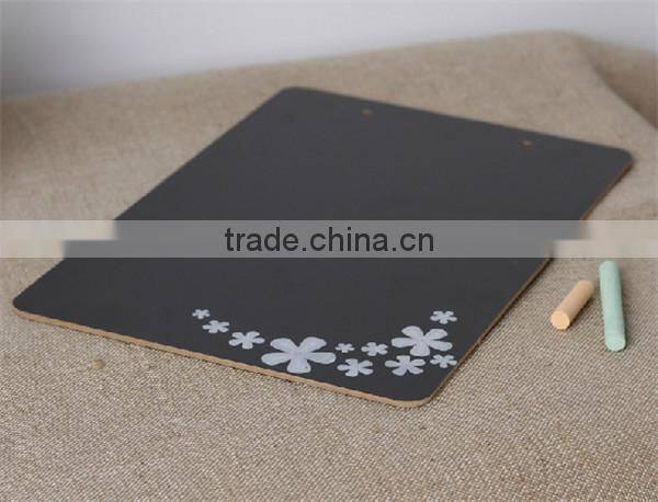 Decorative Wooden Message Boards Double Side Wooden Memo Blackboard Writing Board Coffee Shop Message Board 21 * 30 cm