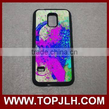 2d sublimation mobile phone blank case for samsung S5, blank phone case