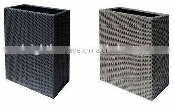 Garden Outdoor Rattan Patio Flower Pot