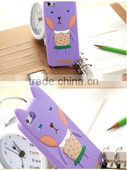 Romane silicone phone case for i-phone 5