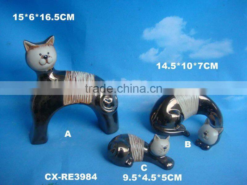 Ceramic Rabbit-easter ceramic rabbit -crack glazed porcelain amimal-white porcelain ceramic rabbits