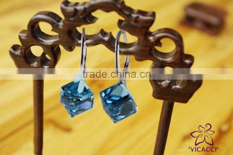 fashion jewelry magnetic colorful pink earring