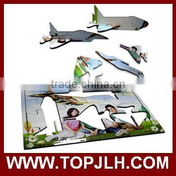 Heat transfer wood puzzles square MDF puzzles