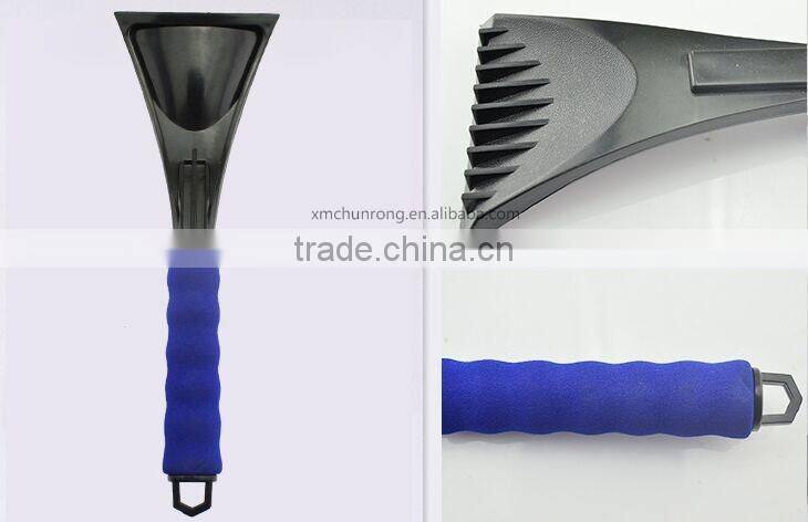 wholesale car widnow plastic ice scraper with soft grip