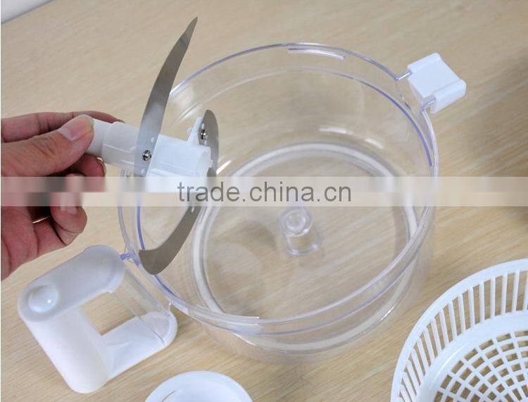 Hand crank veggie chopper as seen on tv