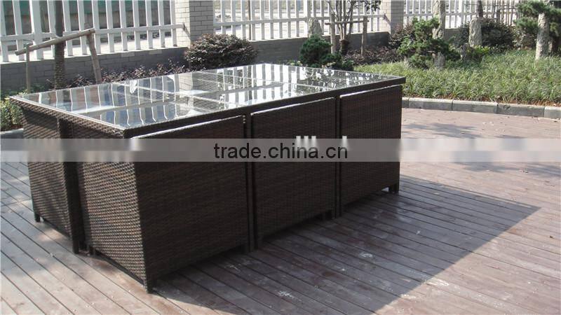 Popular PE Rattan Club Bar Set Outdoor Furniture