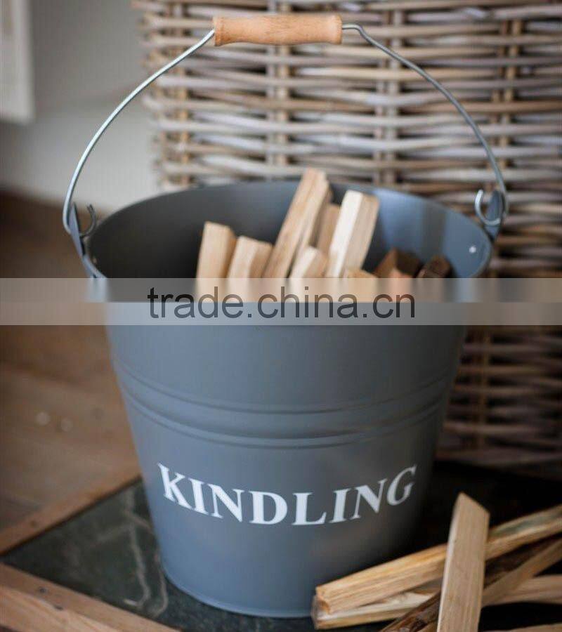 Metal Coal Bucket with Shovel
